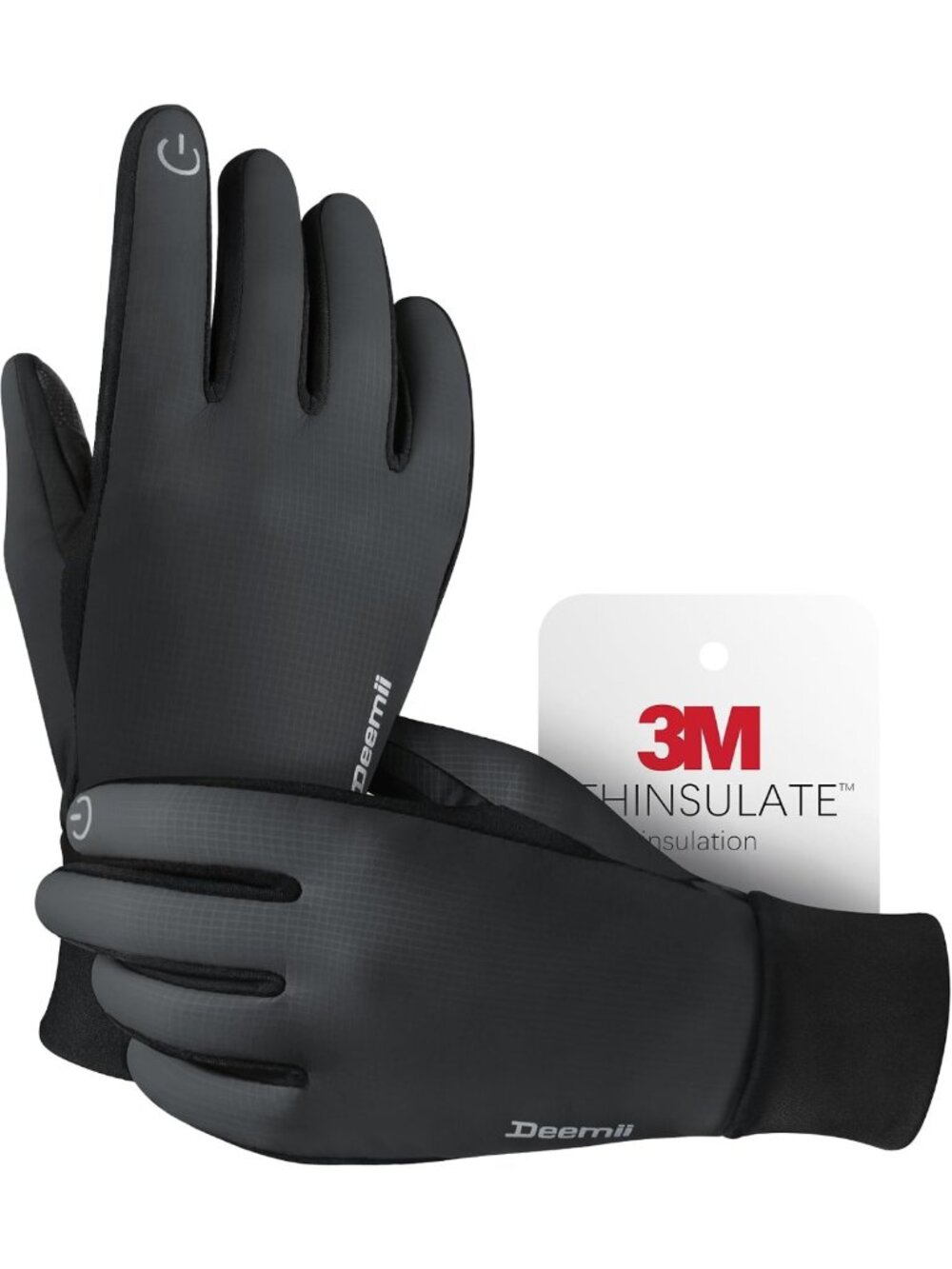 Lightweight Thermal Winter Gloves for Men & Women, Touch Screen, Water